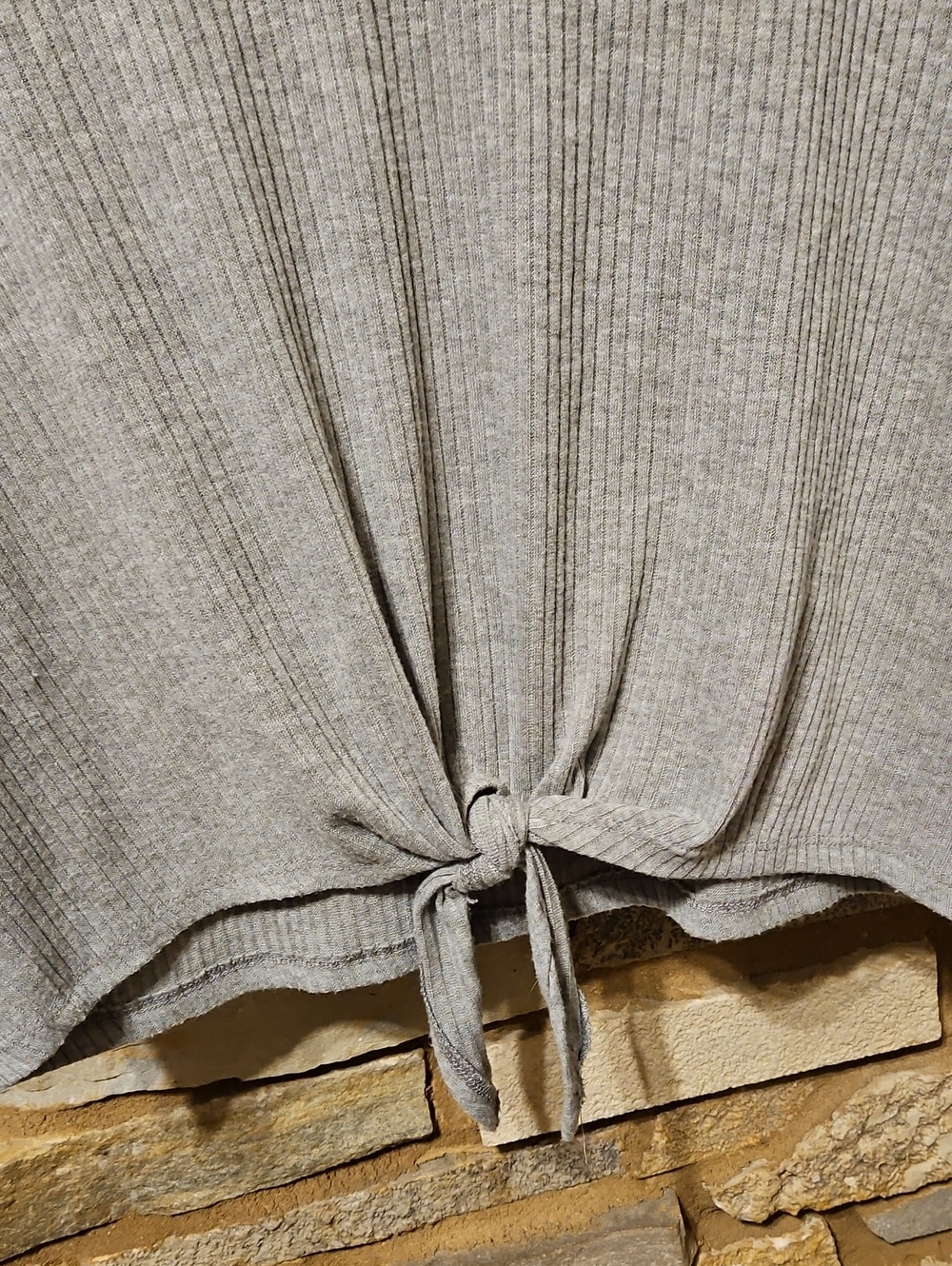 SWS Essentials Ribbed Tye Top Size XL - Picture 2 of 6